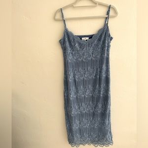 NSR blue lace dress